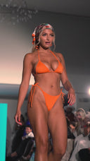 Cali Flare - Orange bikini video